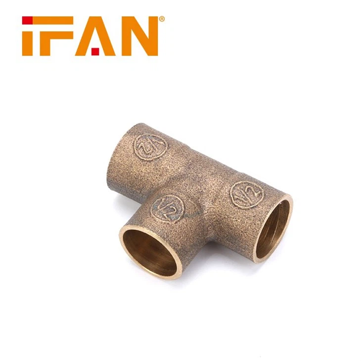 Bronze equal tee fitting