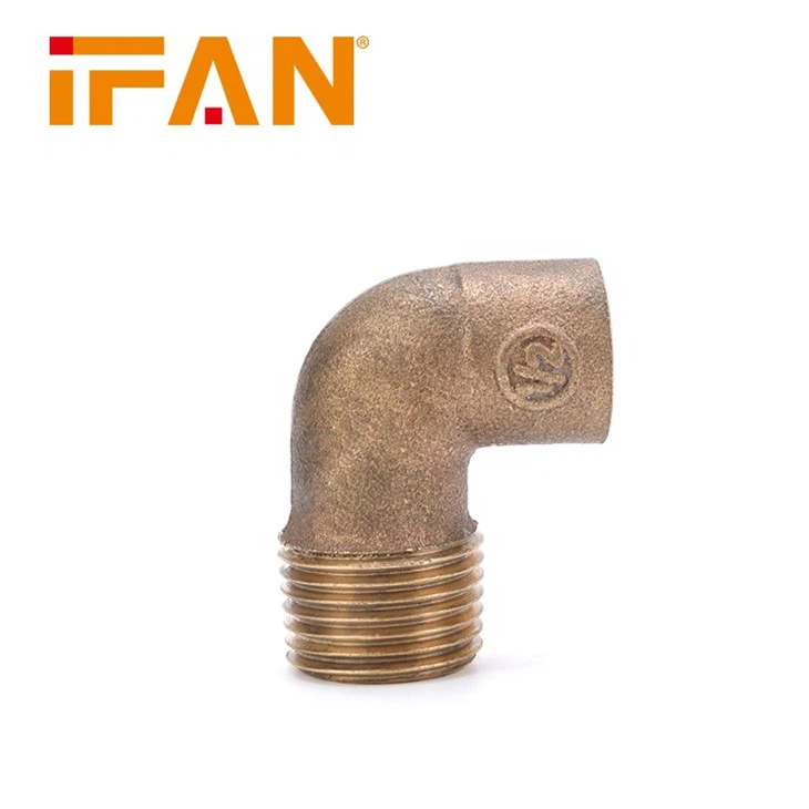 Bronze male elbow fitting